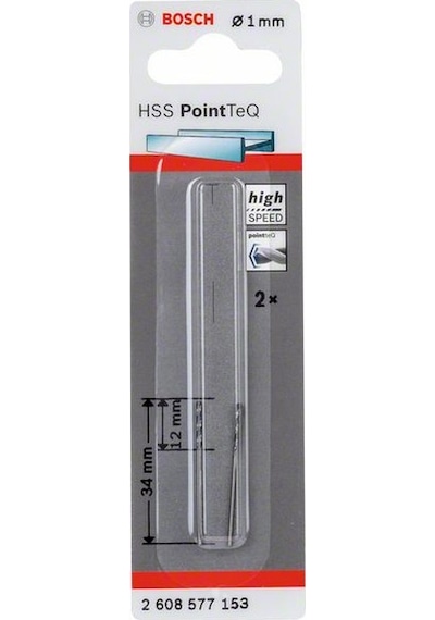 Bosch Hss Pointech 1.0 Mm 2' Li