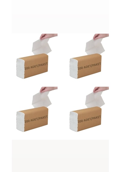 Z Katlama Dispenser Peçete 4 x 200'lü