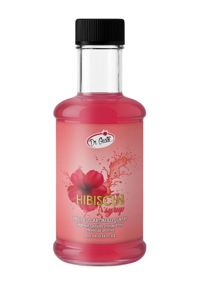 Hibiskus Kokteyl Şurubu 300 Cc Yoğun Aromalı İçecek,kahve Ve Tatlı Şurubu