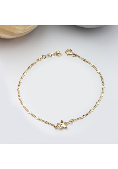 Altın Şimal Yıldızı Bileklik BL0807 Sarı Altın