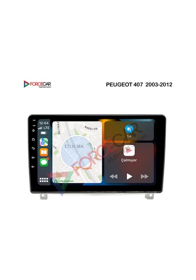 PEUGEOT 407 ANDROİD MULTİMEDYA 2_32 KABLOSUZ CARPLAY