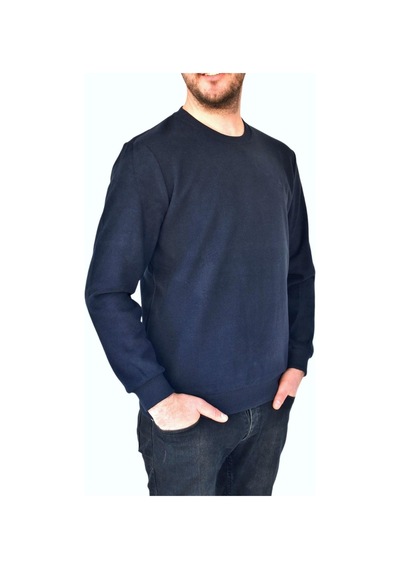 Erkek Büyük Beden Sıfır Yaka Sweatshirt 2268-btl Bgl-st02355 001