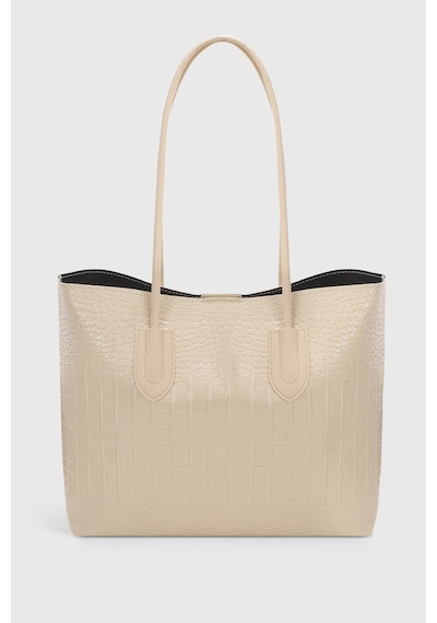 Housebags Krem Retro Shopper Çanta 264 Krem