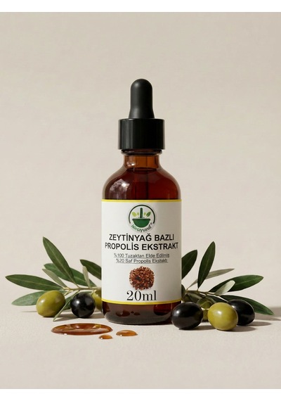 Zeytinyağı Bazlı Propolis Damla Sıvı Propolis Propolis Extract 20 Ml