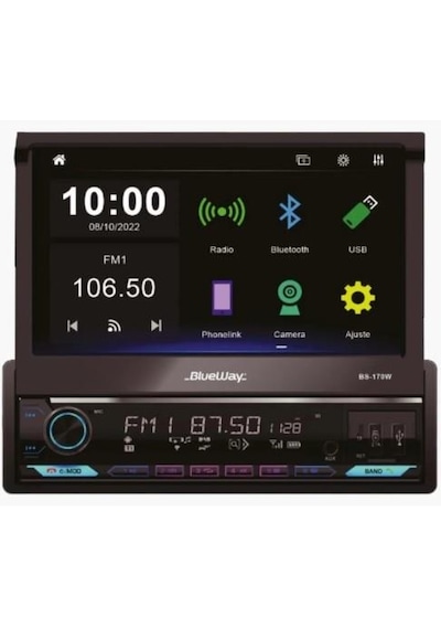 Blueway Bs-170w İndach Oto Teyp 7"