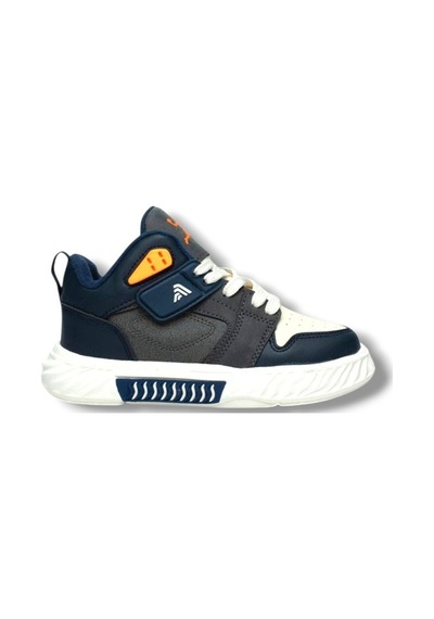 Alessio 537-26 Cilt Anatomik Filet Çocuk Sneaker Lacivert Füme Bej 31-35 Lacivert