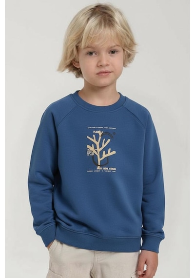 Xo Kids Erkek Çocuk Swaetşirt 1-4 Yaş 49610 Mavi