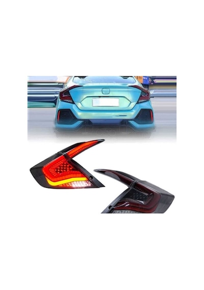 CIVIC FC5 2016-2021 IÇIN UYUMLU OMURGA LED STOP