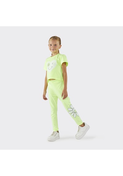 Panço Kız Çocuk Baskı Detaylı T-shirt 2411gk05004-4454 001