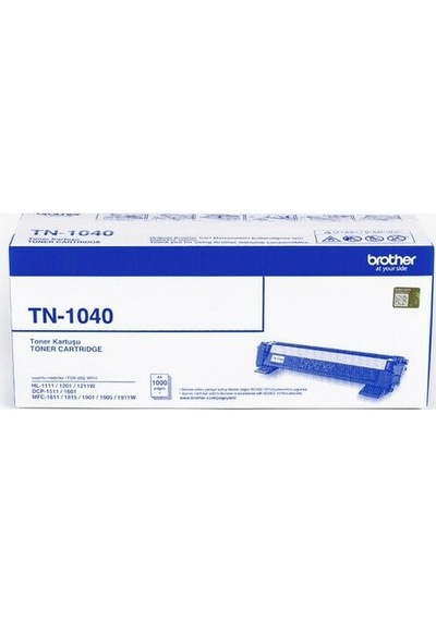 Brother Tn 1040 Siyah Toner 1000 Sayfa