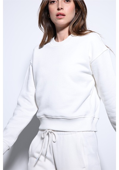 Antioch Basic Kadın Sweatshirt Ba25y920 Ekru