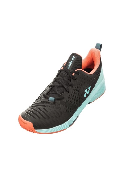 Yonex Sonicage 3 Toprak Kort Siyah Erkek Tenis Ayakkabısı 001