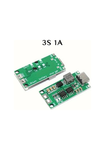 Sunshine022 2s 2a 18650 Lityum Pil 3s 4s Type-c 8.4v 12.6v 16.8v Step-up Şarj Cihazı