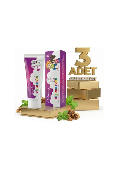Naturalive Çocuk Diş Macunu 3x75 Ml/100 Gr