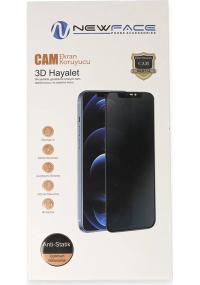 İthalat Apple iPhone Uyumlu  7 3d Antistatik Hayalet Cam Ekran Koruyucu
