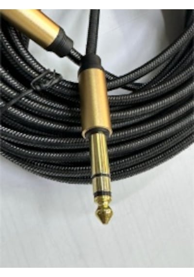 5 Metre 6.3 Mm Stereo Kablo 5 Metre Stereo Amfi Kablosu 6.3 Mm 6.3 Mm Stereo Kablo