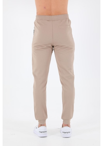 Maraton Sportswear Slimfit Erkek Ribana Paça Basic Açık Vizon Pantolon 19428-açık Vizon Açık Vizon