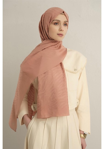 Armine Pamora Zebra Desen Şal 1 37 Pembe