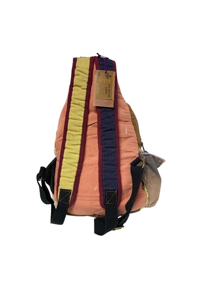 Old Cotton Cargo Kaliteli Laptop Bölmeli Vintage Disayn Sırt Gezi Çantası New Minola 25 Cm X 36 Cm Mor