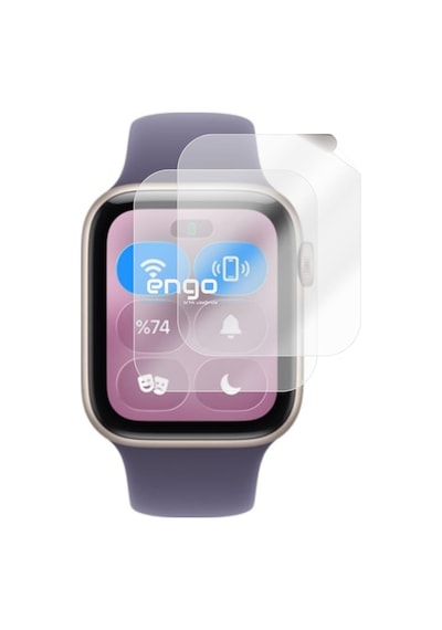Apple Uyumlu  Watch Se 3 44mm Tpu Ekran Koruyucu 2 Li Şeffaf Film