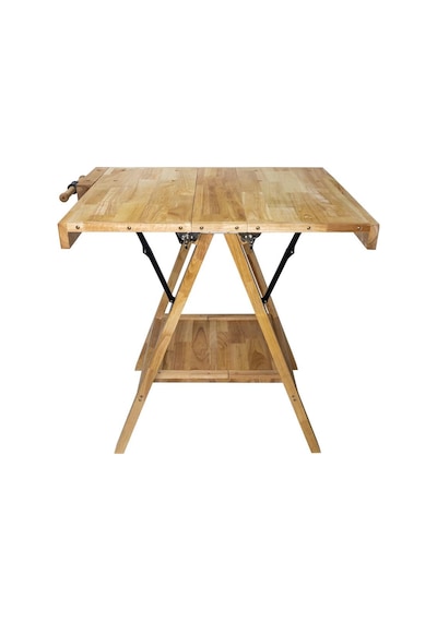 Rox Wood 0338 Mengeneli Katlanır Ahşap Marangoz Çalışma Tezgahı