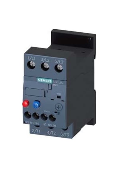 Siemens 3ru2126 4bb1 3ru2 Sirius Termik Röle Faz Korumalı 1no 1nc Yardımcı Kontaklı 14 20a Boy S0 Raya Mo