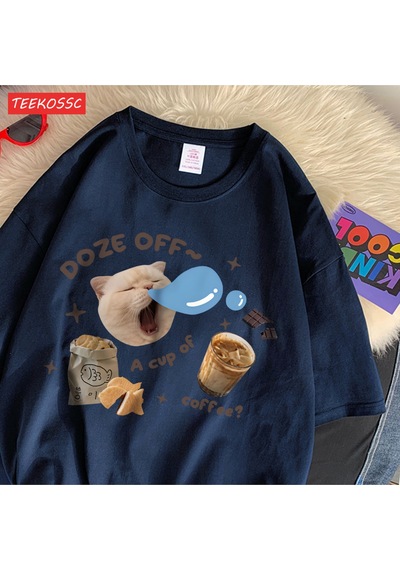 Noıssey Urban Pop Graphic Kadın Tişört Koleksiyonukod 5262 Lacivert