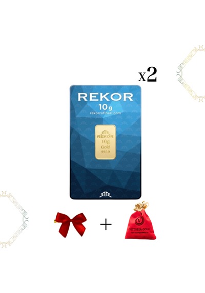 2 Adet 10 Gr 24 Ayar Altın Rekor