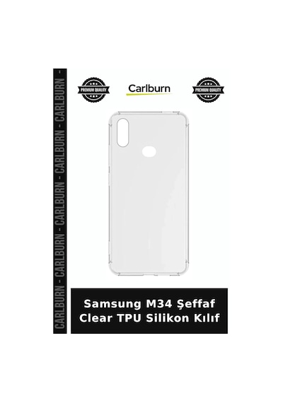 Samsung M34 Şeffaf Clear Tpu Silikon Kılıf Esnek Kapak Akıllı Telefon çok renkli