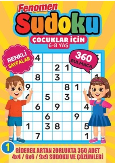 Fenomen Çuklar İçin Sudoku 6-8 Yaş