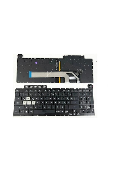 Asus Tuf Gaming Fx506heb Klavye Tuş Takımı Siyah Tr Işıklı