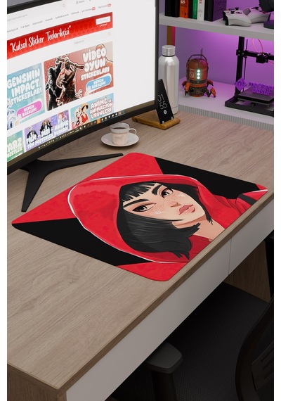 La Casa De Papel V5 48x40 Xl Gaming Kauçuk Kaymaz Taban Mouse Pad Fare Altlığı