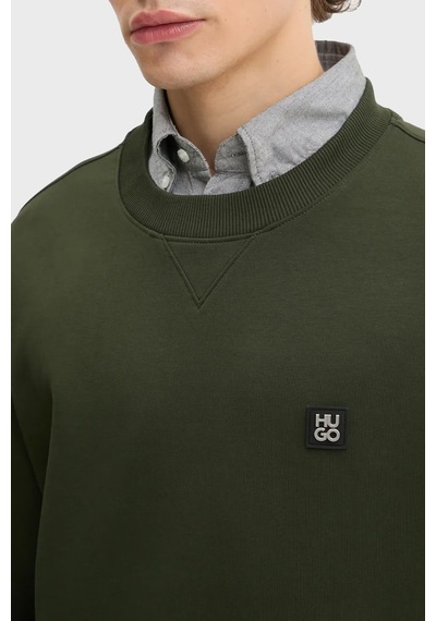 Hugo Erkek Sweat 50542593 309 Koyu Yeşil Koyu Yeşil