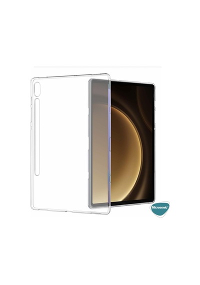 Samsung Galaxy Tab S9 Fe+ İçin Kılıf Transparent Soft Şeffaf Galaxy Tab S9 Fe+ İle Uyumlu Kılıf - Şeffaf