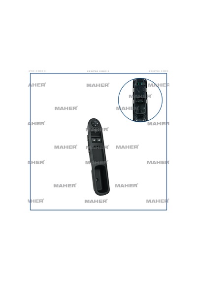 Peugeot 207 Cam Açma Düğmesi Sol 6554qa