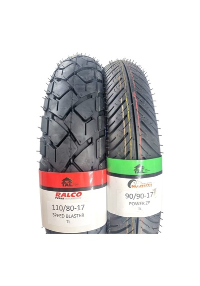 Ralco Tyres 110/80-17 Ve 90/90-17 Mondial Z-one Takım Tl Tubeless - Dubleks Motosiklet Lastiği Speedblastera15