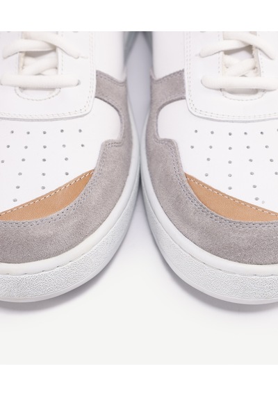 Yargıcı Retro Görünümlü Deri Spor Sneakers 24yeay4471x 002 Beyaz