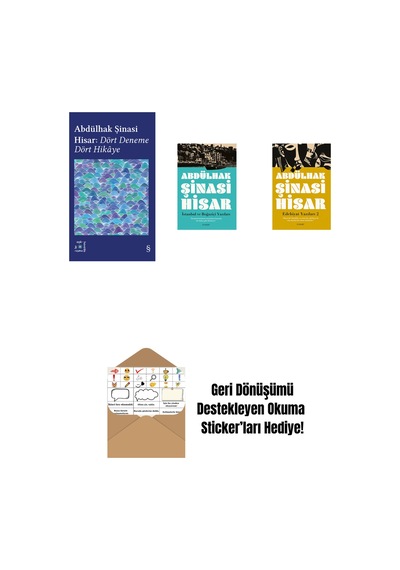Everest Açıkhava 42 - Dört Deneme Dört Hikâye + İstanbul Ve Boğaziçi Yazıları + Edebiyat Yazıları 2 + Okuma Sticker'ları