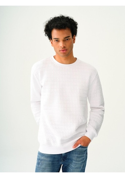Loft Lf2037210 Erkek Sweatshirt Ekru