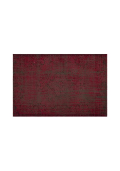 El Dokuması Vintage Yün-pamuk Kırmızı Halı 24272 180 X 266 Cm