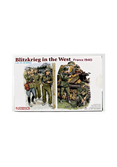 Dragon 6347, 1/35 Fransa 1940 Yıldırım Savaşı Figürleri Plastik Maketi