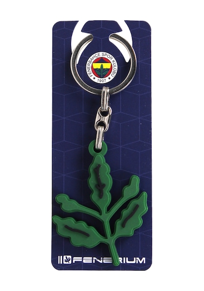 Yeşil Palamut Logo Silikon Anahtarlık