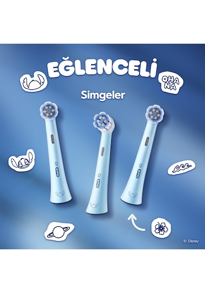 Oral-b İo Çocuk 6+ Stitch Diş Fırçası Yedek Başlığı 4 Adet