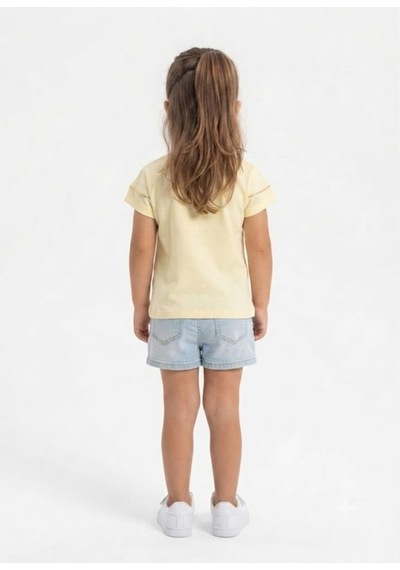 Stsahra Kız Çocuk Sarı T-shirt