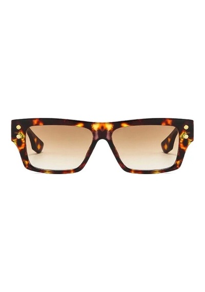 Leopar Desenli Vega Vintage & Retro Güneş Gözlüğü