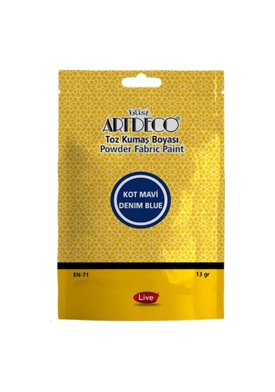 Artdeco Toz Kumaş Boyası Kot Mavi 13 gr