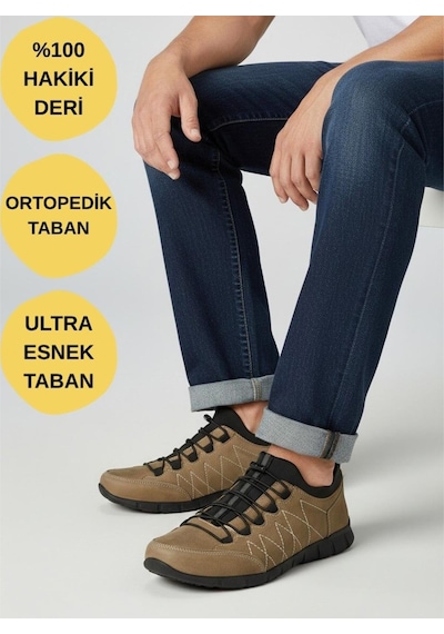Ispartalılar 970 Ortopedik Taban Günlük Hakiki Deri Erkek Ayakkabı Esnek Hazır Taban Casual Ayakkabı Kum Beji Ispartalılar 970 Ortopedik Taban Günlük Hakiki Deri Erkek Ayakkabı Esnek Hazır Taban Casual Ayakkabı Kum Beji