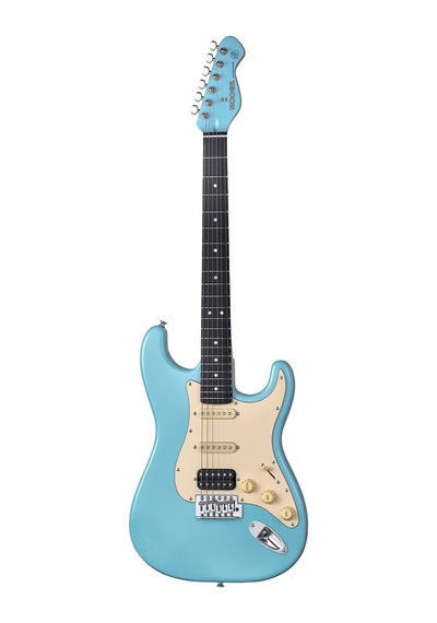 Mooer Msc10 Pro Elektro Gitar Daphne Blue