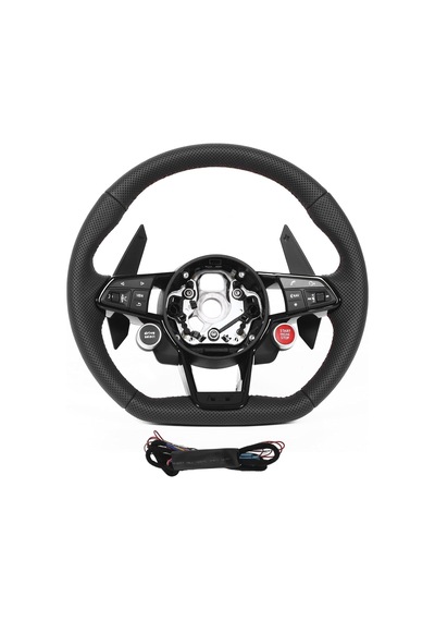 Autogp Audi Rs Direksiyon Simidi Deri F1 Vites+airbag