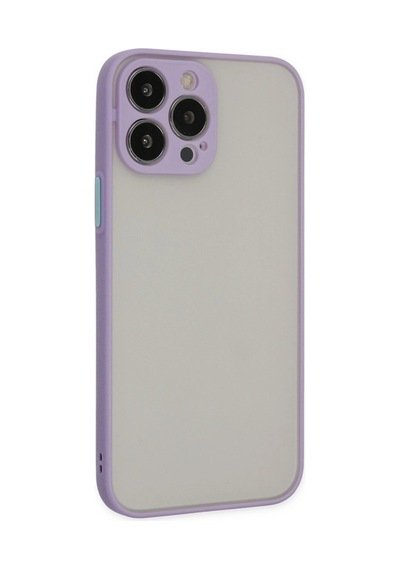 Apple iPhone Uyumlu , 15 Pro Max Kılıf Montreal Silikon Kapak - Mor
